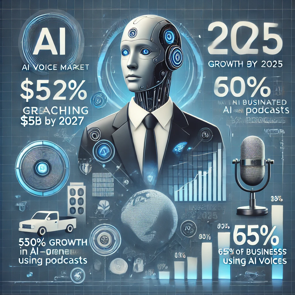 SEO and marketing strategies for AI voice businesses: Optimize for keywords, use social media, run ads, and create a blog.